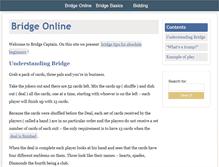 Tablet Screenshot of bridge-captain.com